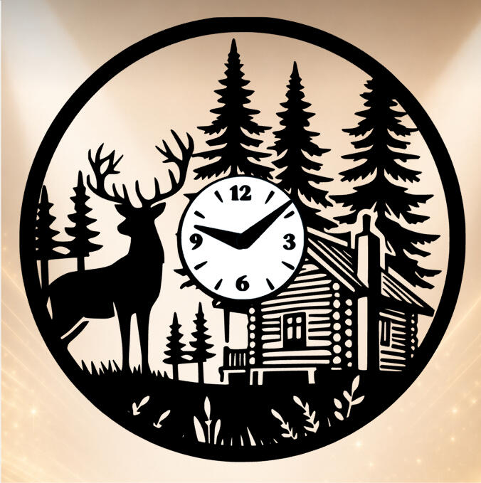 #6 - Deer/Cabin -Wall